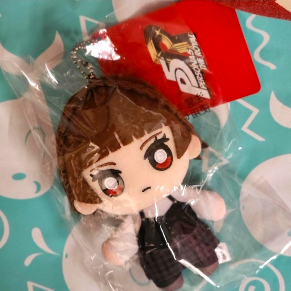 Persona 5 Royal Makoto Mini Plush Keychain 3 Taito 4 Shin Megami Tensei Sega